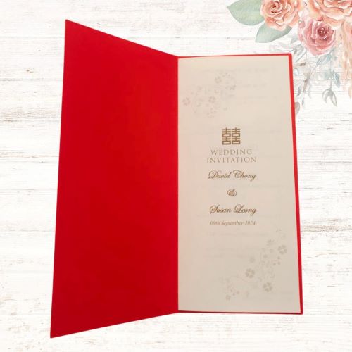 Oriental glittery effect card - Image 7