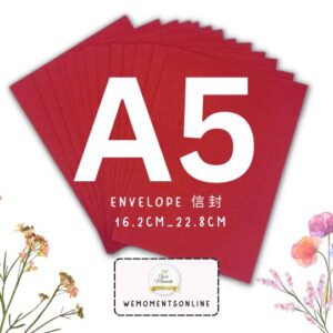 A5 Envelope (Size:16.2cmX22.8cm)