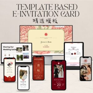 Template based e-invitation card-精选模板-RM80